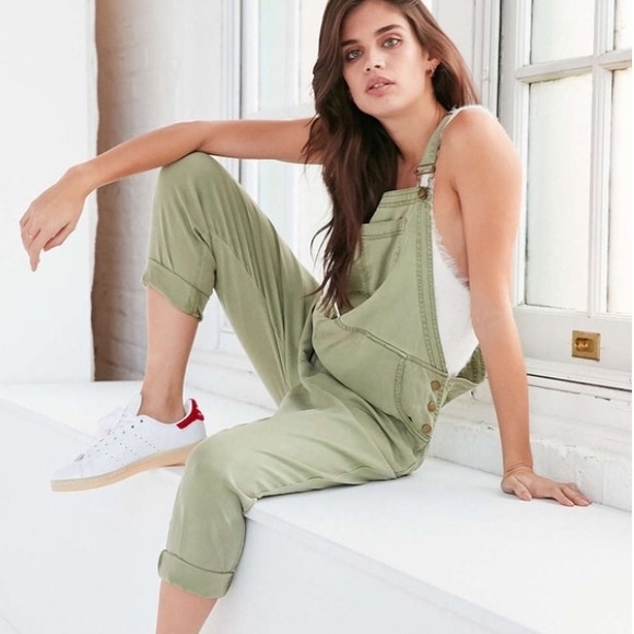 Urban Outfitters Pants - BDG Tencel Jay Jay Overalls Olive